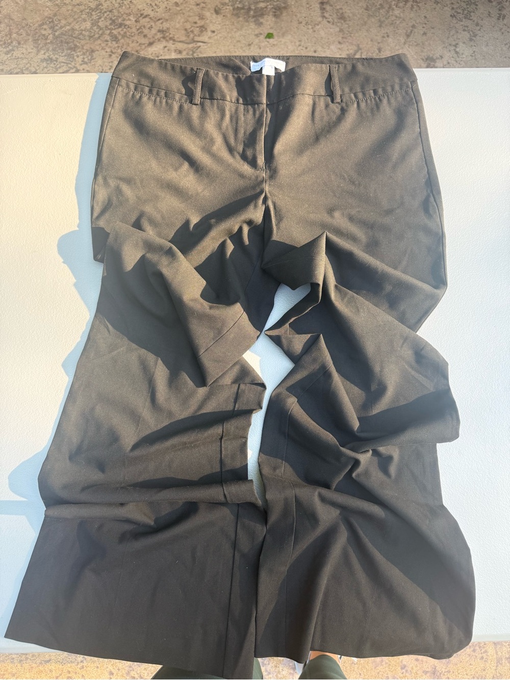 New York & Company Black Women's Dress Pants - Wide Leg